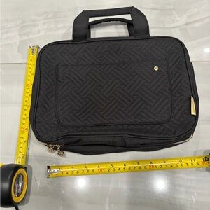 Bagsmart Black Quilted Toiletries Bag